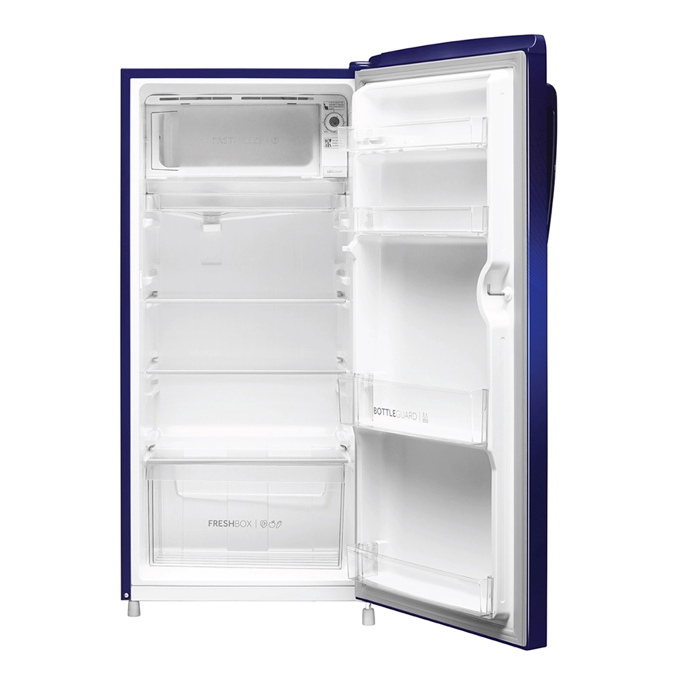 Haier 185L 2 Star Direct Cool Single Door Refrigerator with Toughened Glass Shelf - HRD-2062CMN-N